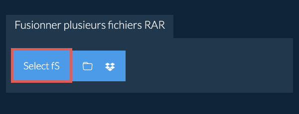 Fusionner plusieurs fichiers RAR