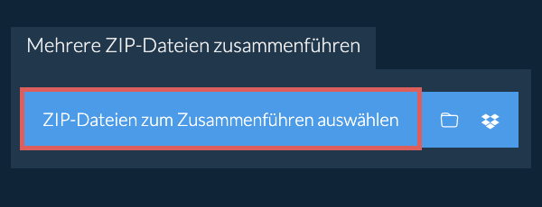 Mehrere ZIP-Dateien zusammenführen