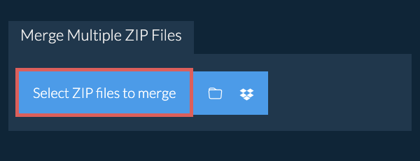 Merge Multiple ZIP Files