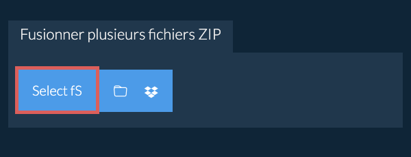 Fusionner plusieurs fichiers ZIP