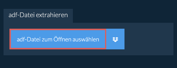 adf-Datei extrahieren
