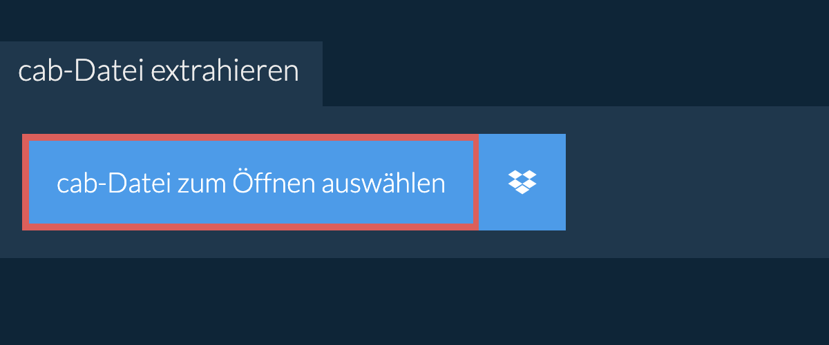cab-Datei extrahieren