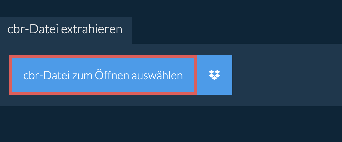 cbr-Datei extrahieren