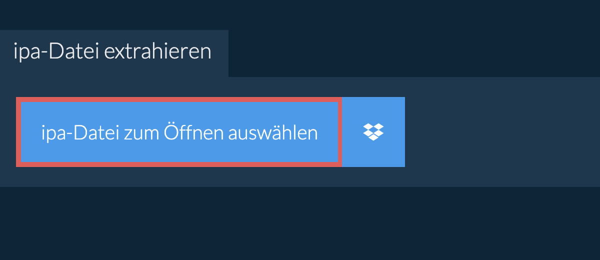 ipa-Datei extrahieren