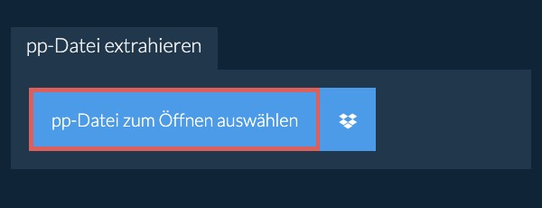 pp-Datei extrahieren