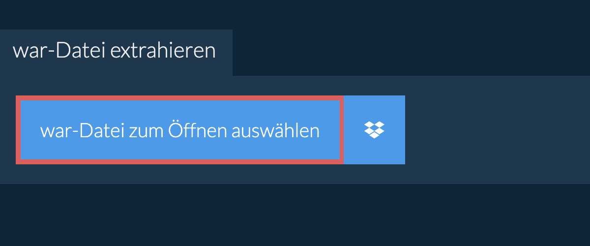 war-Datei extrahieren