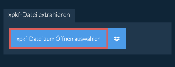 xpkf-Datei extrahieren