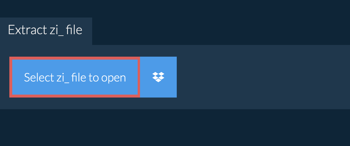Extract zi_ file