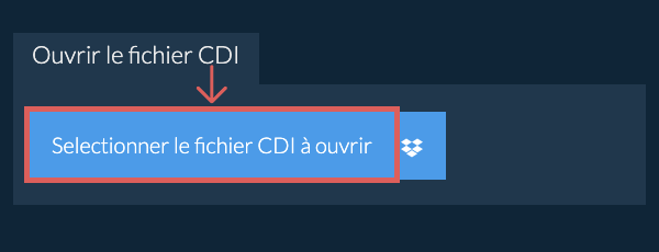 Ouvrir le fichier CDI