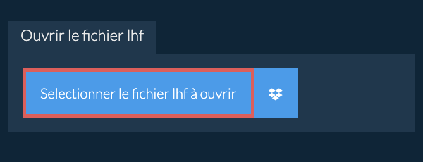 Ouvrir le fichier lhf