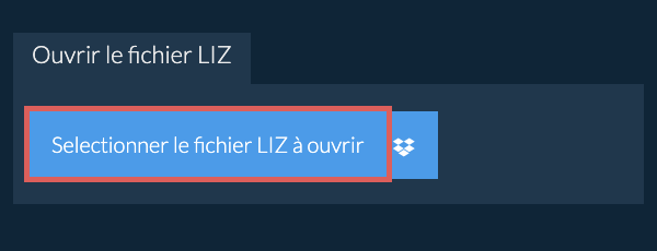 Ouvrir le fichier LIZ