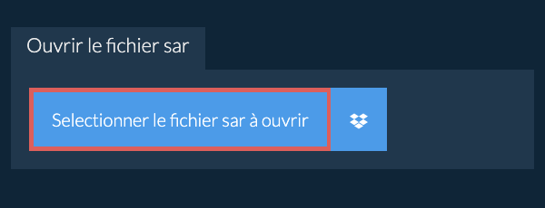 Ouvrir le fichier sar