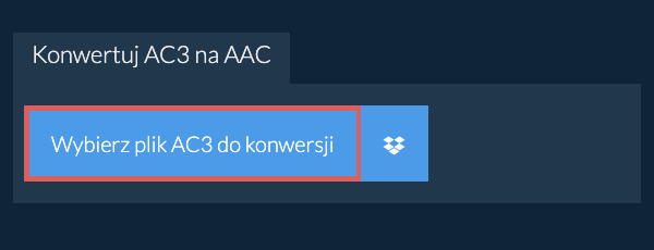 Konwertuj AC3 na AAC