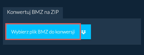 Konwertuj BMZ na ZIP
