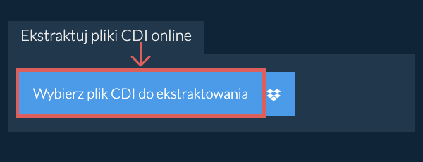 Ekstraktuj pliki CDI online