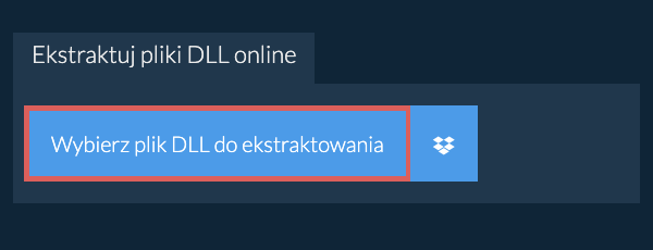 Ekstraktuj pliki DLL online