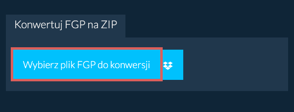 Konwertuj FGP na ZIP