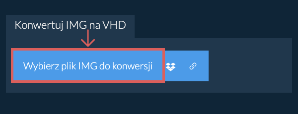 Konwertuj IMG na VHD