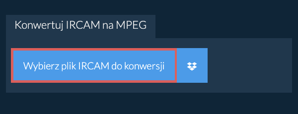 Konwertuj IRCAM na MPEG