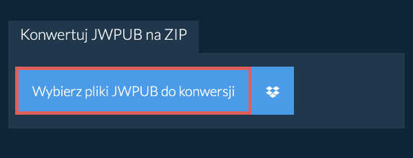 Konwertuj JWPUB na ZIP