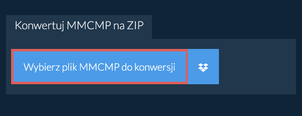 Konwertuj MMCMP na ZIP