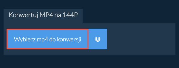Konwertuj mp4 na 144p
