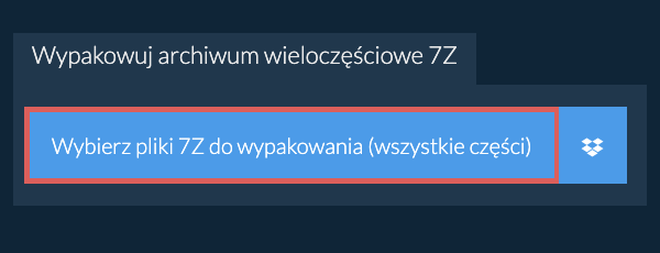 Ekstraktuj pliki 7Z online