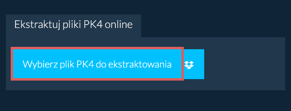 Ekstraktuj pliki PK4 online