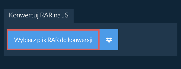 Konwertuj RAR na JS