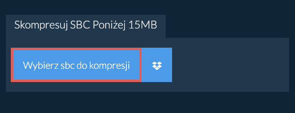 Skompresuj sbc Poniżej 15MB