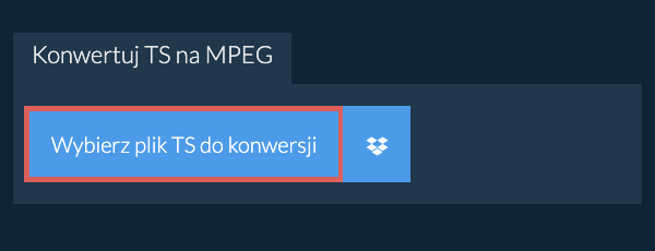 Konwertuj TS na MPEG