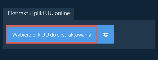 Ekstraktuj pliki UU online