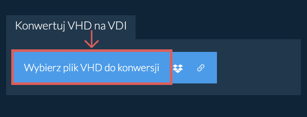 Konwertuj VHD na VDI