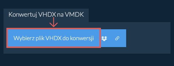Konwertuj VHDX na VMDK