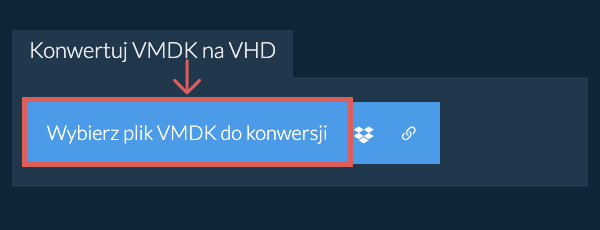 Konwertuj VMDK na VHD