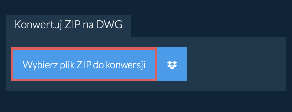 Konwertuj ZIP na DWG