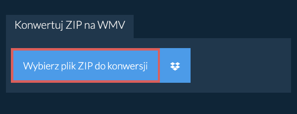 Konwertuj ZIP na WMV