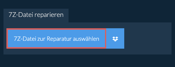 7Z-Datei reparieren