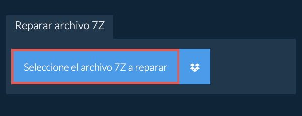 Reparar archivo 7Z