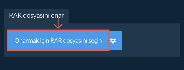 RAR dosyasını onar