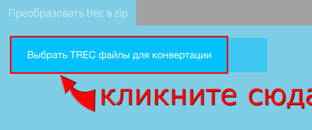 Преобразовать trec в zip