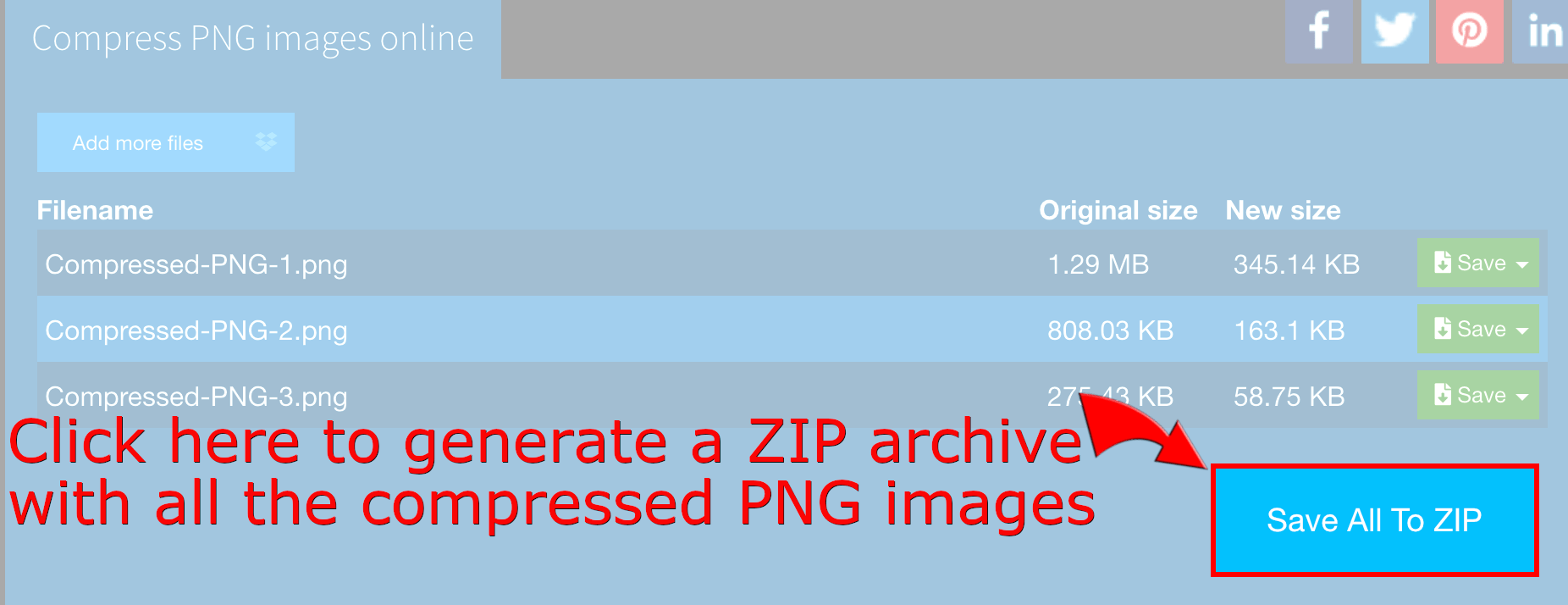 Click here to generate ZIP file with all compressed PNG images