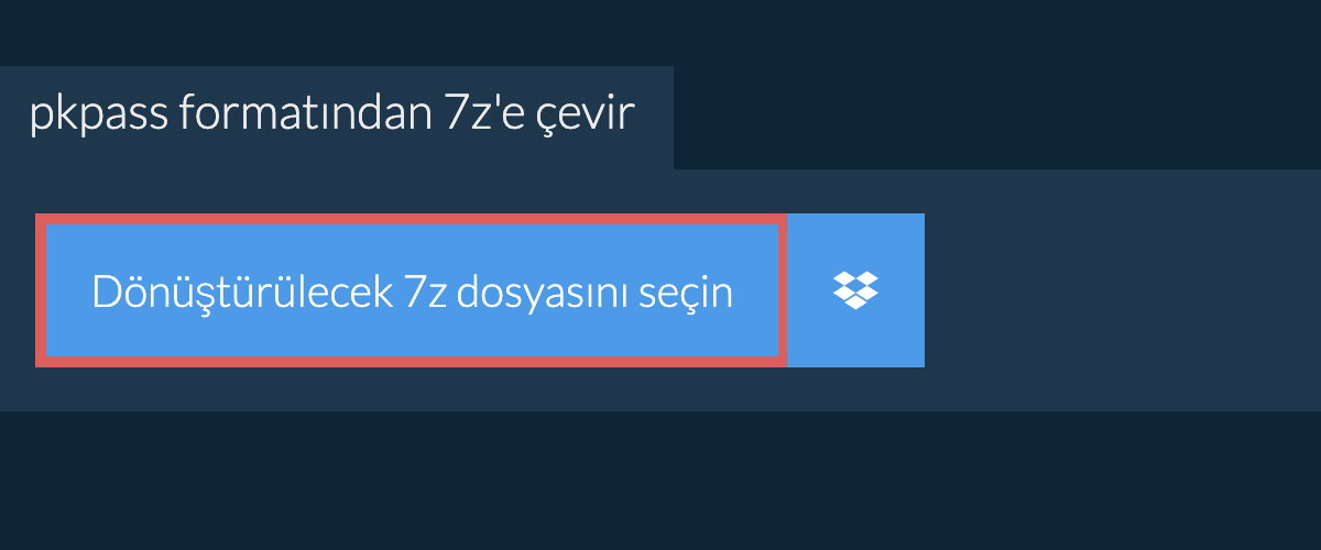 pkpass formatından 7z'e çevir