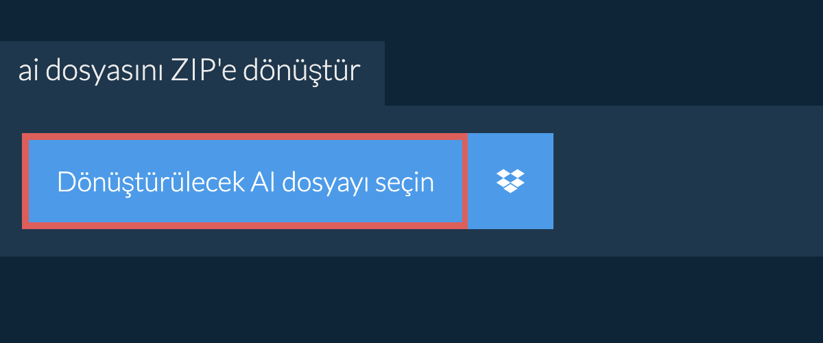 ai dosyasını ZIP'e dönüştür