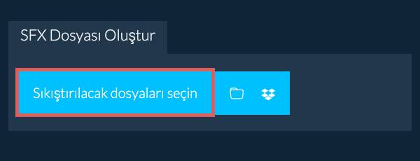 SFX Dosyası Oluştur