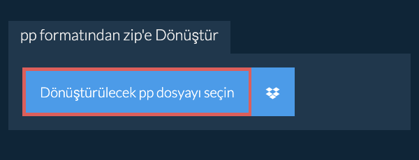 pp formatından zip'e Dönüştür