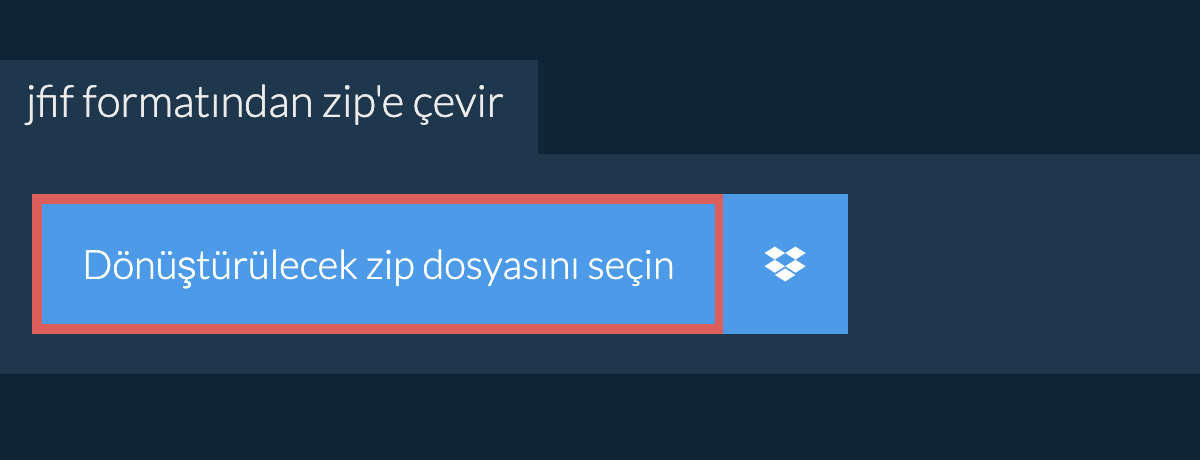 jfif formatından zip'e çevir