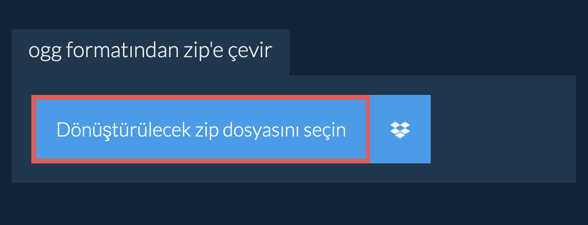 ogg formatından zip'e çevir