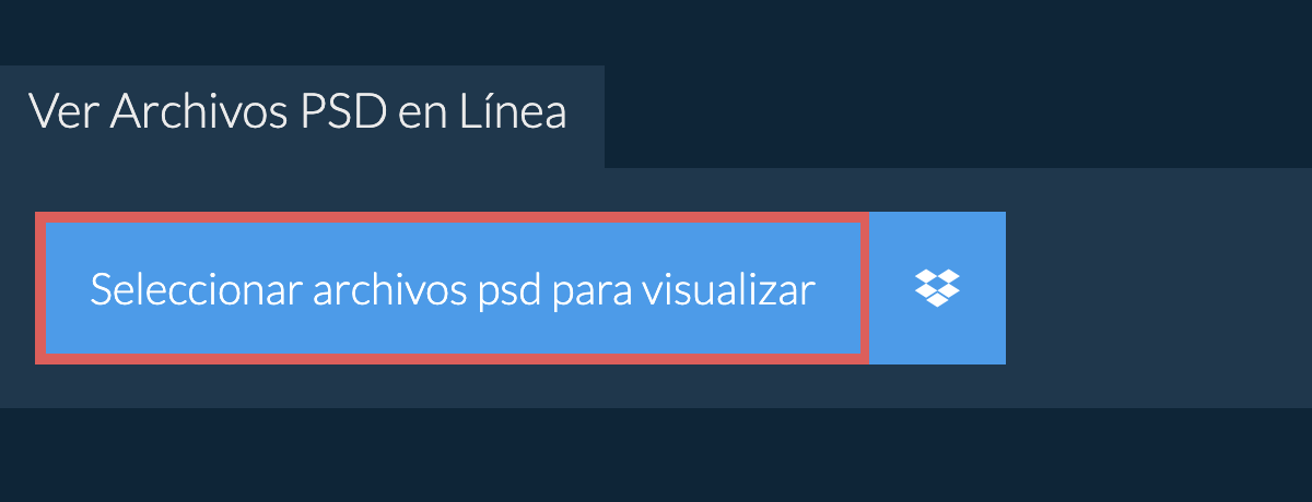 Ver Archivos psd en Línea