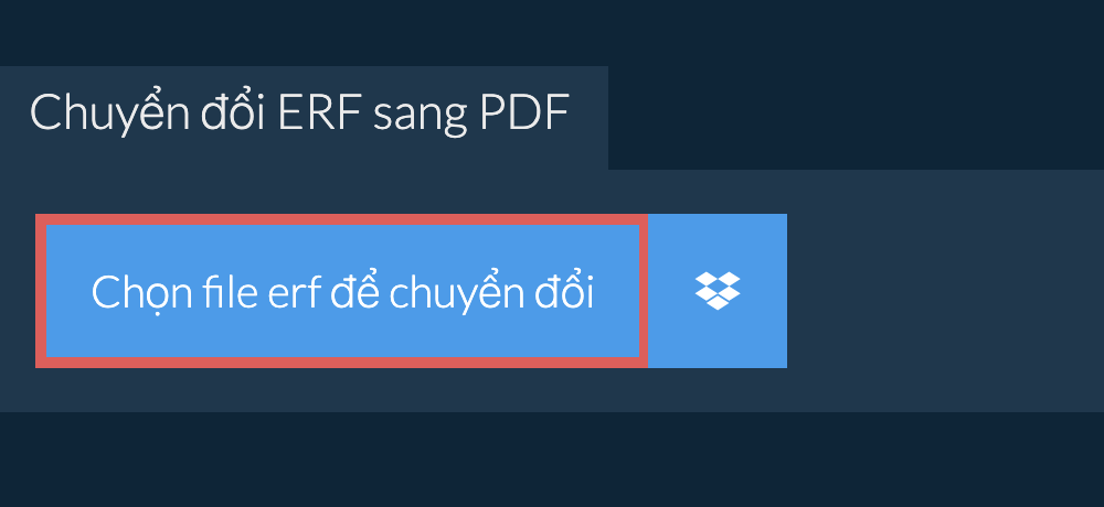 Chuyển đổi erf sang pdf